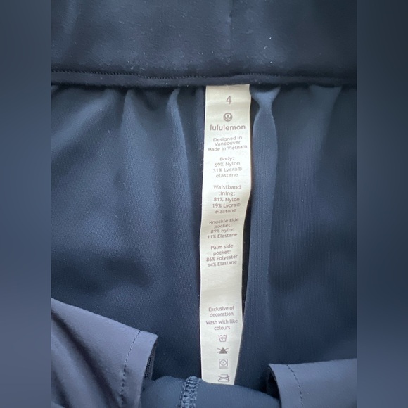 Lululemon athletica Keep Moving Pant 7/8 High-RiseTrue Navy Size 4 - Picture 4 of 7